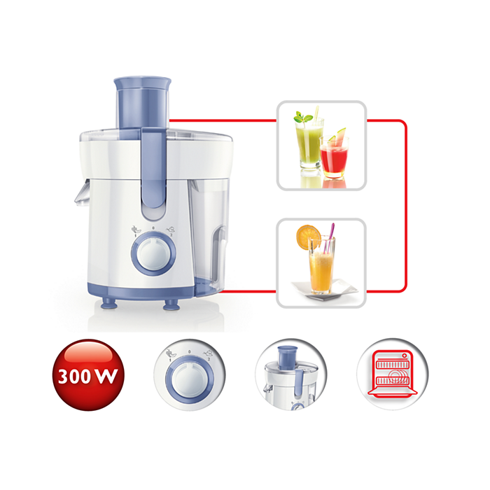 Philips Daily Collection Juicer HR1811/71 Philips Daily Collection Juicer HR1811/71
